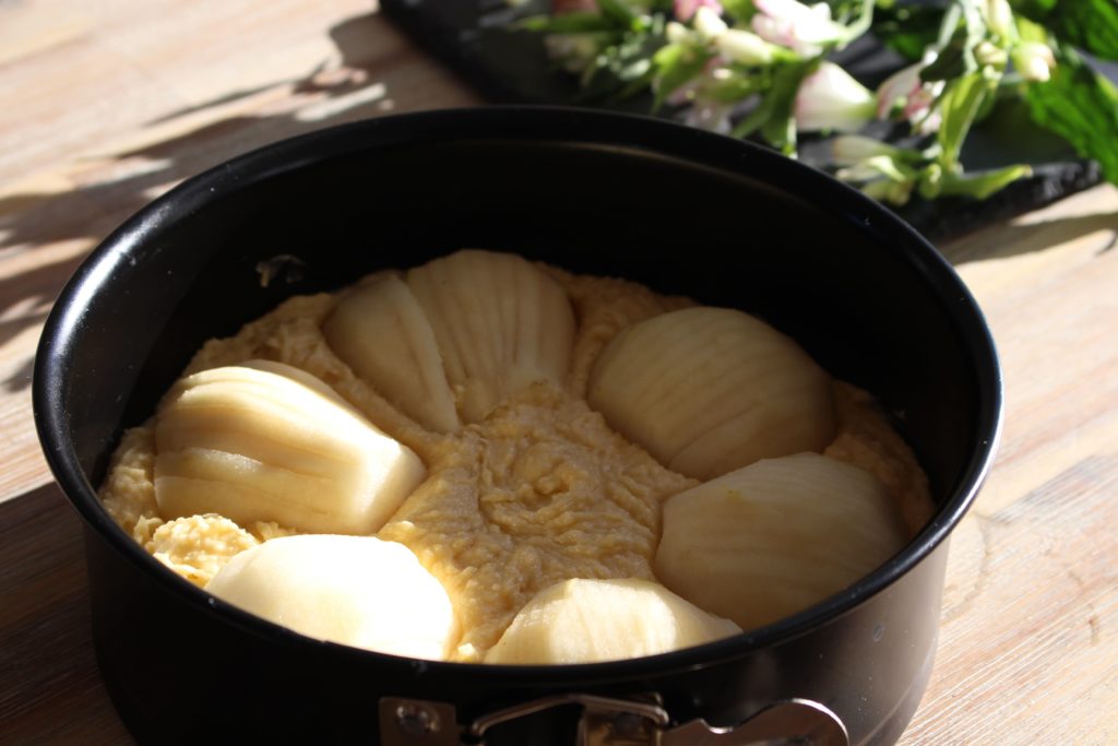 Pears in almond paste 2