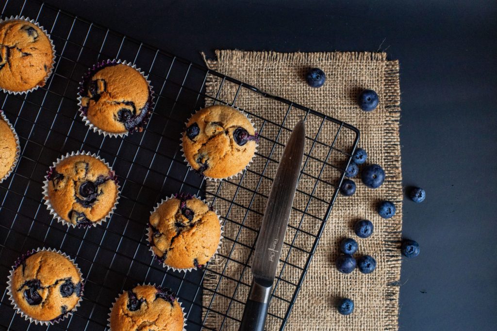 Blueberry Muffins ready to server