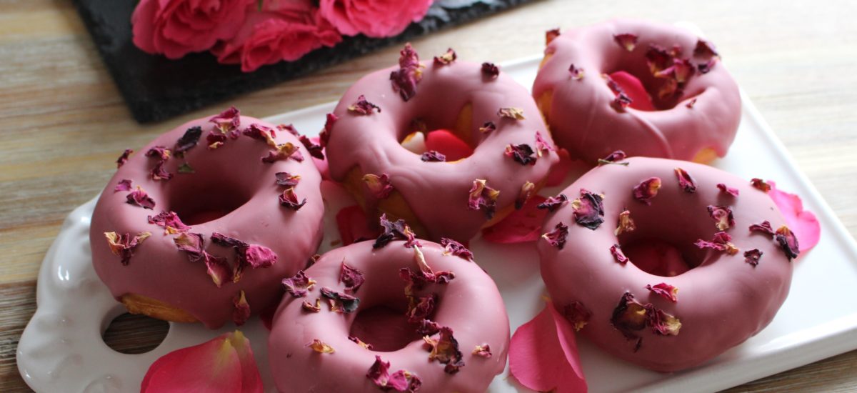 Pink donuts with ruby chocolate