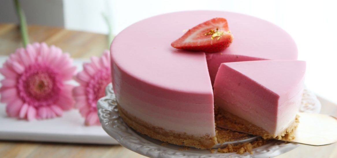 No Bake Strawberry Cheesecake