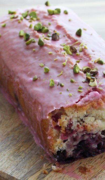 Vegan Lemon Blueberry Loaf Cake