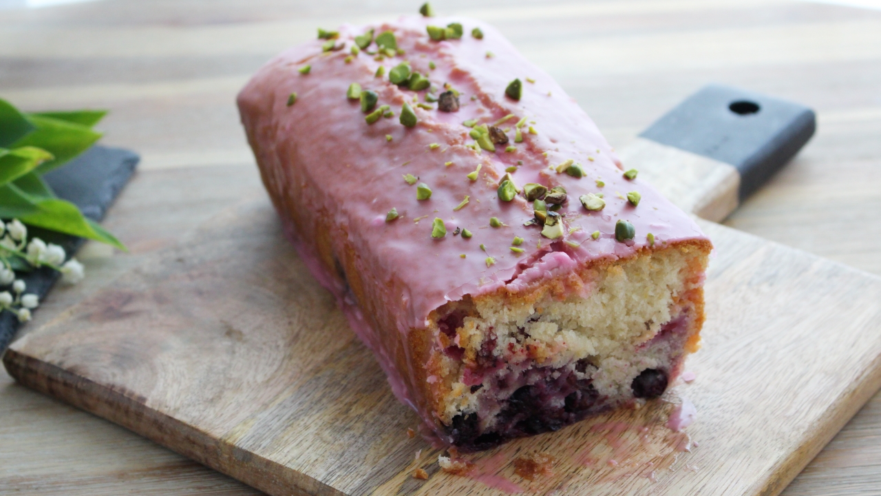 Vegan Lemon Blueberry Loaf Cake